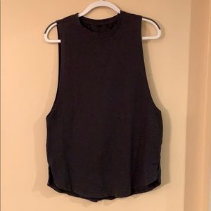 Alphalete Men’s Medium Charcoal Cutoff Tee